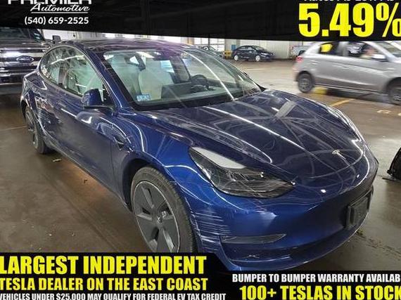 TESLA MODEL 3 2022 5YJ3E1EB9NF178075 image